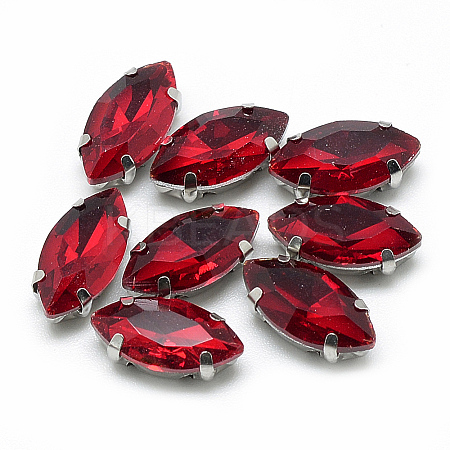 Sew on Rhinestone RGLA-T034-7x15mm-05-1