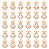 ARRICRAFT 30Pcs Alloy Crystal Rhinestone Pendants ALRI-AR0001-04-1