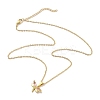 304 Stainless Steel Pendant Necklaces NJEW-U002-18G-01-2