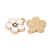 Alloy Enamel Pendants ENAM-YW0002-25A-3