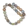 Painted Glass Beads Strands GLAA-B037-12A-12A-2