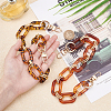 Acrylic Curb Chain Bag Strap FIND-WH0077-21-3