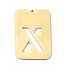 Ion Plating(IP) 304 Stainless Steel Pendants STAS-K216-49X-G-3
