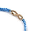 Adjustable Nylon Cord Braided Bead Bracelets BJEW-JB05394-03-3
