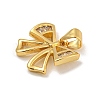 Rack Plating Brass Micro Pave Cubic Zirconia Charms KK-C074-65G-2