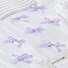 10Pcs Bowknot Polyester Alligator Hair Clips AJEW-LP0008-08E-3