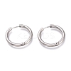 Tarnish Resistant 201 Stainless Steel Huggie Hoop Earrings EJEW-O095-05-07-1