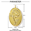 304 Stainless Steel Pendants STAS-OY001-87G-2