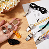 12Pcs 2 Styles Alloy with Stainless Steel Whistle with Rope NJEW-CN0001-10-3