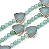 Natural Green Aventurine Beads Strands G-T131-62-1