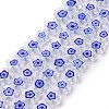Handmade Millefiori Glass Bead Strands LAMP-J035-10mm-55-1