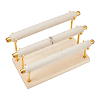 3-Tier Velvet Bar Ring Display Stands RDIS-WH0016-07C-01-1