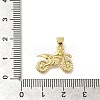 Rack Plating Brass with Cubic Zirconia Pendants KK-Z086-32G-3