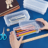 Rectangle Plastic Pencil Case AJEW-WH0596-276C-3