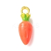 Alloy Enamel Pendants AL-CBA24A7-01G-01-1