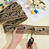 Flower Pattern Ethnic Style Embroidery Floral Polyester Ribbons OCOR-WH0070-322A-02-3
