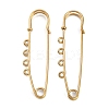 Ion Plating(IP) 304 Stainless Steel Safety Pins Brooch Findings STAS-K252-05B-G-1