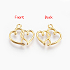 Tibetan Style Alloy Pendants TIBEP-21057-G-NR-1