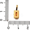 304 Stainless Steel Rhinestone Charms STAS-M109-04G-4