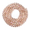Electroplate Glass Beads Strands EGLA-A044-T4mm-B20-3