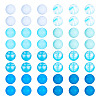 80Pcs 8 Colors Round Food Grade Eco-Friendly Silicone Focal Beads SIL-TA0001-95A-3