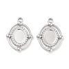 Non-Tarnish 304 Stainless Steel Pendant Cabochon Settings LS-STAS-P364-07P-1