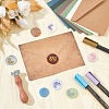 DIY Scrapbook Wax Seal Stamp Sets AJEW-WH0432-023-4