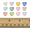 360Pcs 11 Colors Frosted Transparent Acrylic Beads OACR-FS0002-30-5