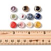 56Pcs 11 Colors Handmade Porcelain Beads PORC-FS0001-32-5
