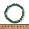 Natural Green Aventurine Beaded Stretch Bracelets BJEW-Q692-50-8mm-4