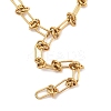 304 Stainless Steel Kont Link Chain Necklace for Men Women NJEW-A032-05G-01-1