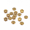 6-Petal Tibetan Style Alloy Flower Bead Caps LS-TIBEB-P002-03AG-NR-1