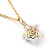 Electroplate Star Glass Jewelry Sets SJEW-JS01120-01-4