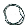 Electroplated Natural Lava Rock Beads Strands G-Q1009-B01-02F-2