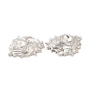 Rack Plating Alloy Glass Pendants FIND-C018-47P-3
