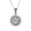 925 Sterling Silver Pendant Necklaces NJEW-BB30206-7