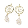 Raw Rough Natural Quartz Crystal Coppwer Wire Wrapped Big Pendants G-G314-02G-04-1