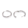 Tarnish Resistant 201 Stainless Steel Huggie Hoop Earrings LS-EJEW-O095-05-13-3