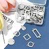 64Pcs 8 Styles 304 Stainless Steel Geometric Links/Connectors STAS-FS0002-02-7