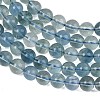 Natural Blue Fluorite Beads Strands GG-CBAF158-6mm-5