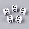 Opaque Acrylic Beads SACR-N020-04A-C-1