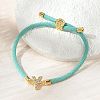 Adjustable Nylon Cord Bracelets BJEW-C096-01G-25-1