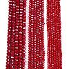 Electroplate Glass Beads Strands EGLA-A044-P8mm-A15-2