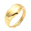 Adjustable 304 Stainless Steel Heart Ring for Women RJEW-C016-05G-1
