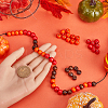 600Pcs 3 Colors Dyed Natural Wood Beads WOOD-SC0001-82B-3