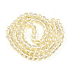 Baking Paint Transparent Glass Beads X1-DGLA-N011-10mm-02-2
