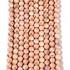 Ombre Effect Dyed Electroplate Opaque Glass Beads Strands EGLA-Q130-01A-18-2