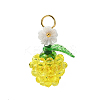 Transparent Glass Pendants PALLOY-MZ00905-01-1