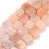 Natural Pink Aventurine Beads Strands G-D338-A04-01-2