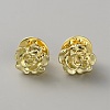 Flower Alloy Lapel Pin Backs for Backpack Clothes JEWB-WH0026-61G-1